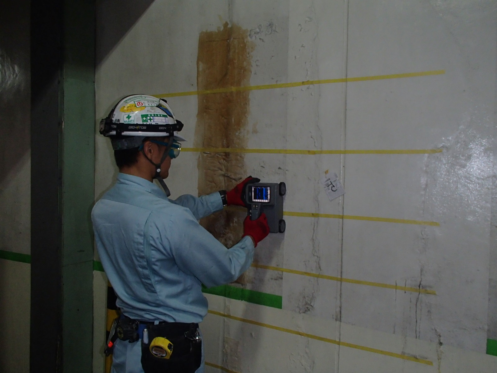 トヨタ車体㈱ F第3工場プレス地下ピットの劣化調査