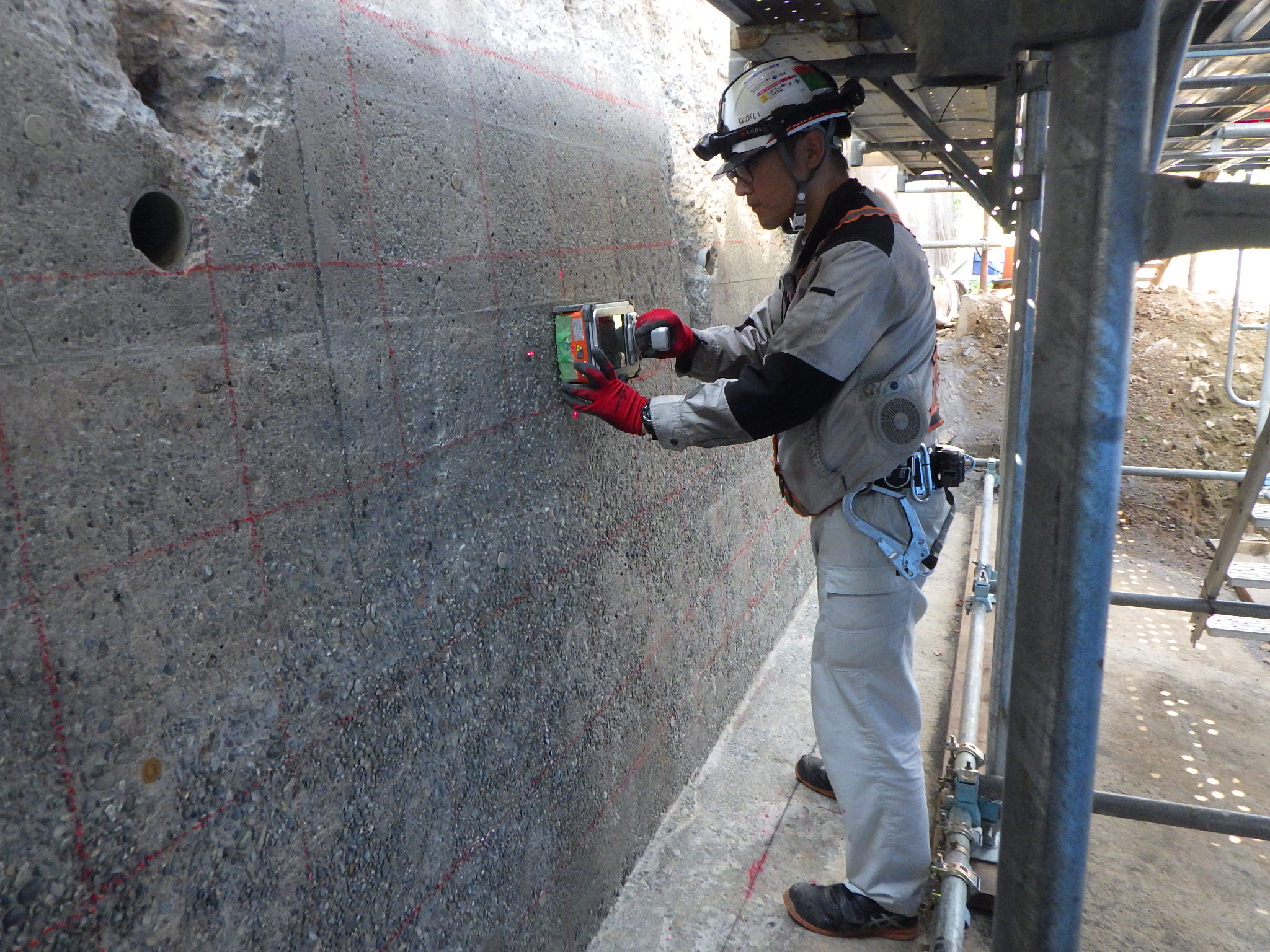 小出地区擁壁復旧工事