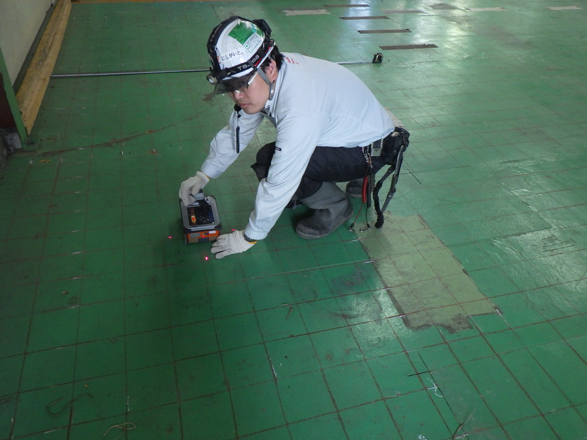 製造会社燃焼システム収納庫スラブ鉄筋調査